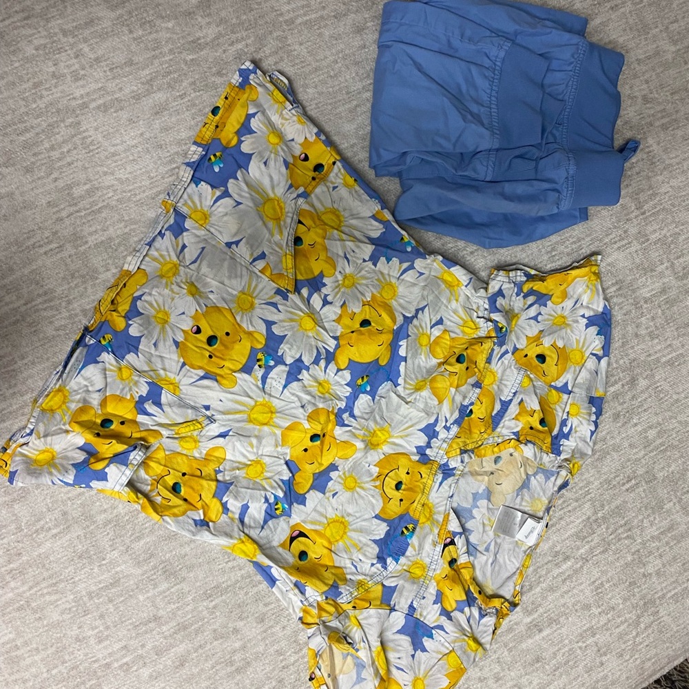 Winnie the Pooh scrub top